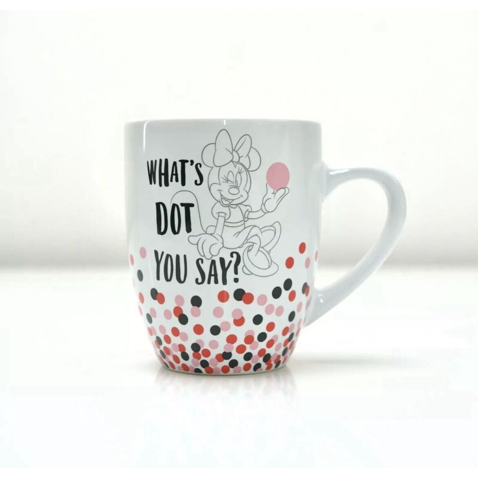 Disney - Minnie Mouse ''What's Dot You Say?'' Mug