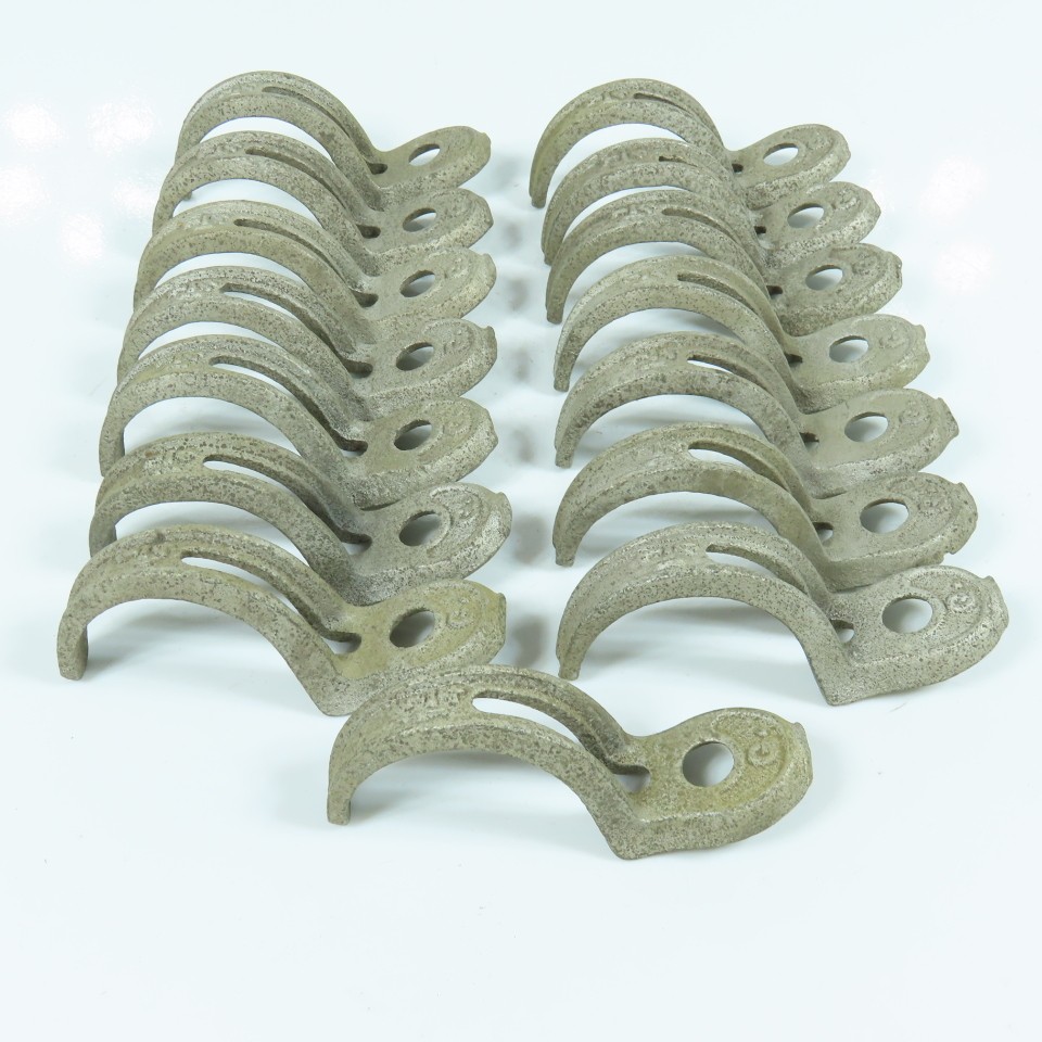 1-1/4" Malleable Iron One Hole Conduit Strap Lot of 15