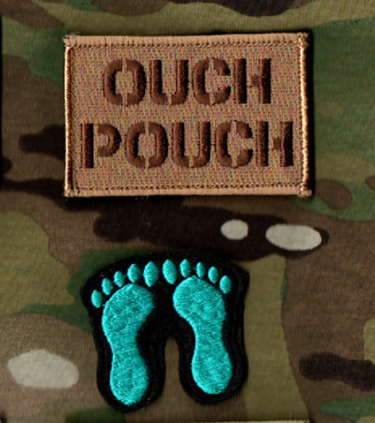 COMBAT RESCUE TACTICAL COMBAT CASUALTY CARE vêlkrö 2-PC: OUCH POUCH + GREEN FOOT