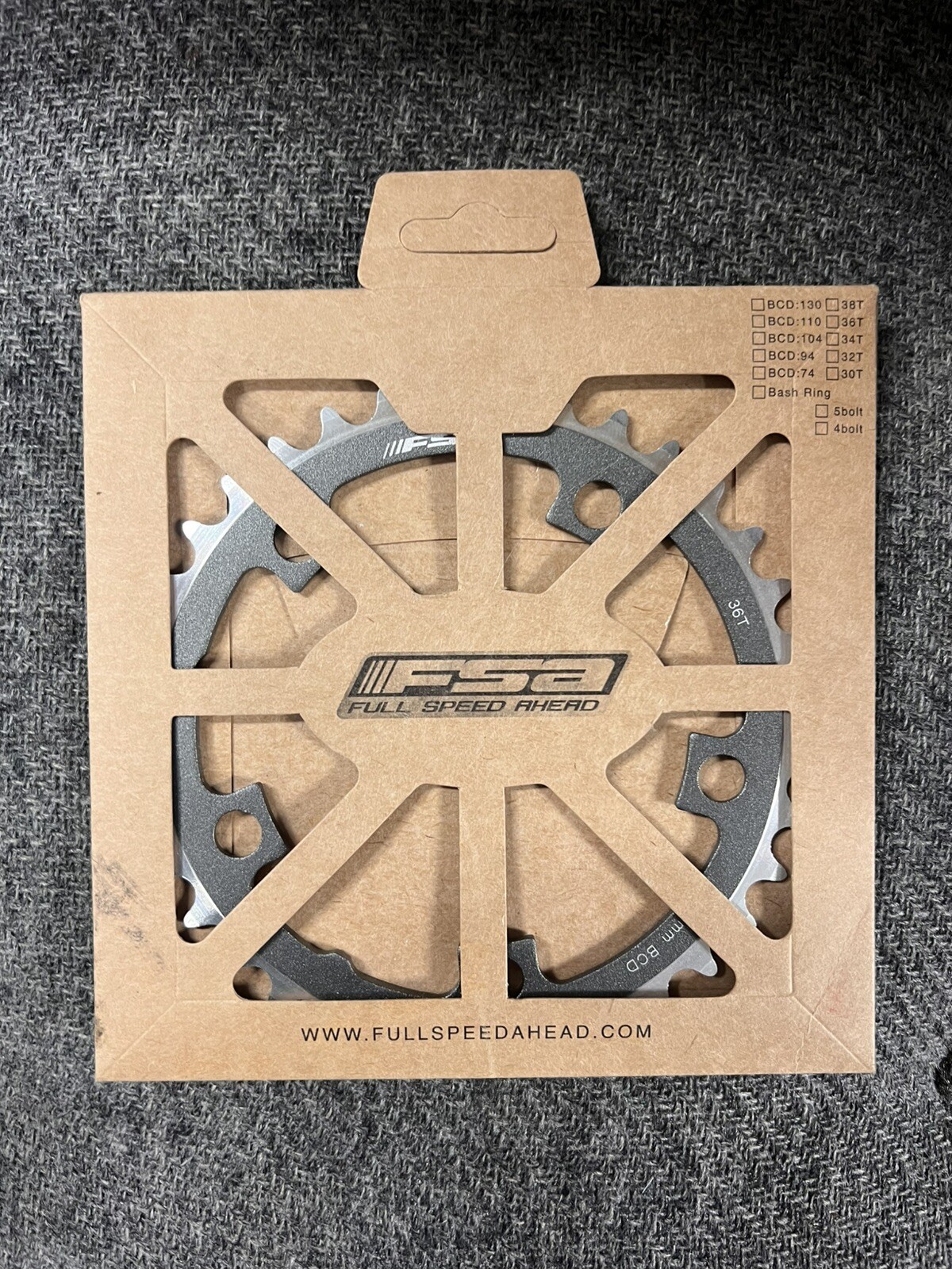 Full Speed Ahead Pro Road  Chainring 370-0236B