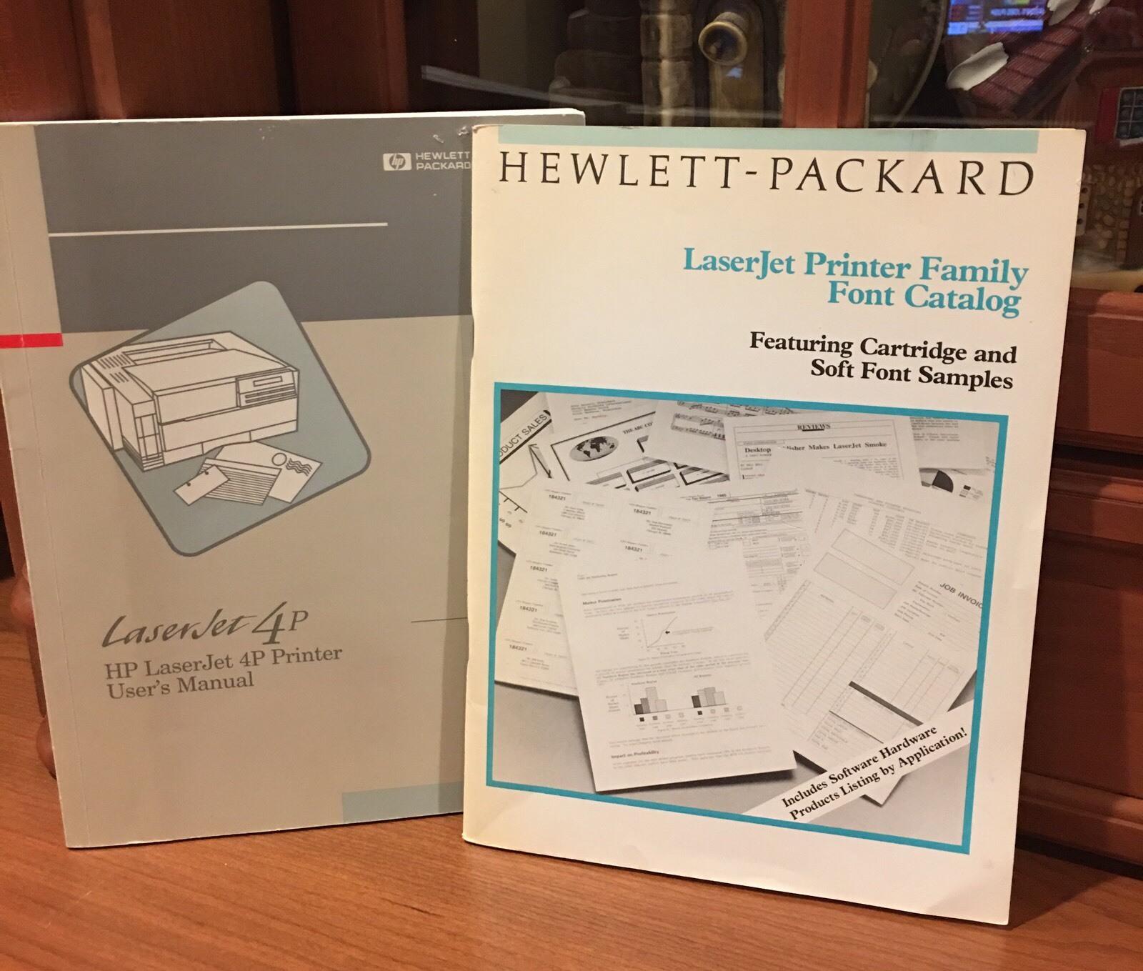HP 4P Laserjet Printer Owners Manual And Font Catalog 1993
