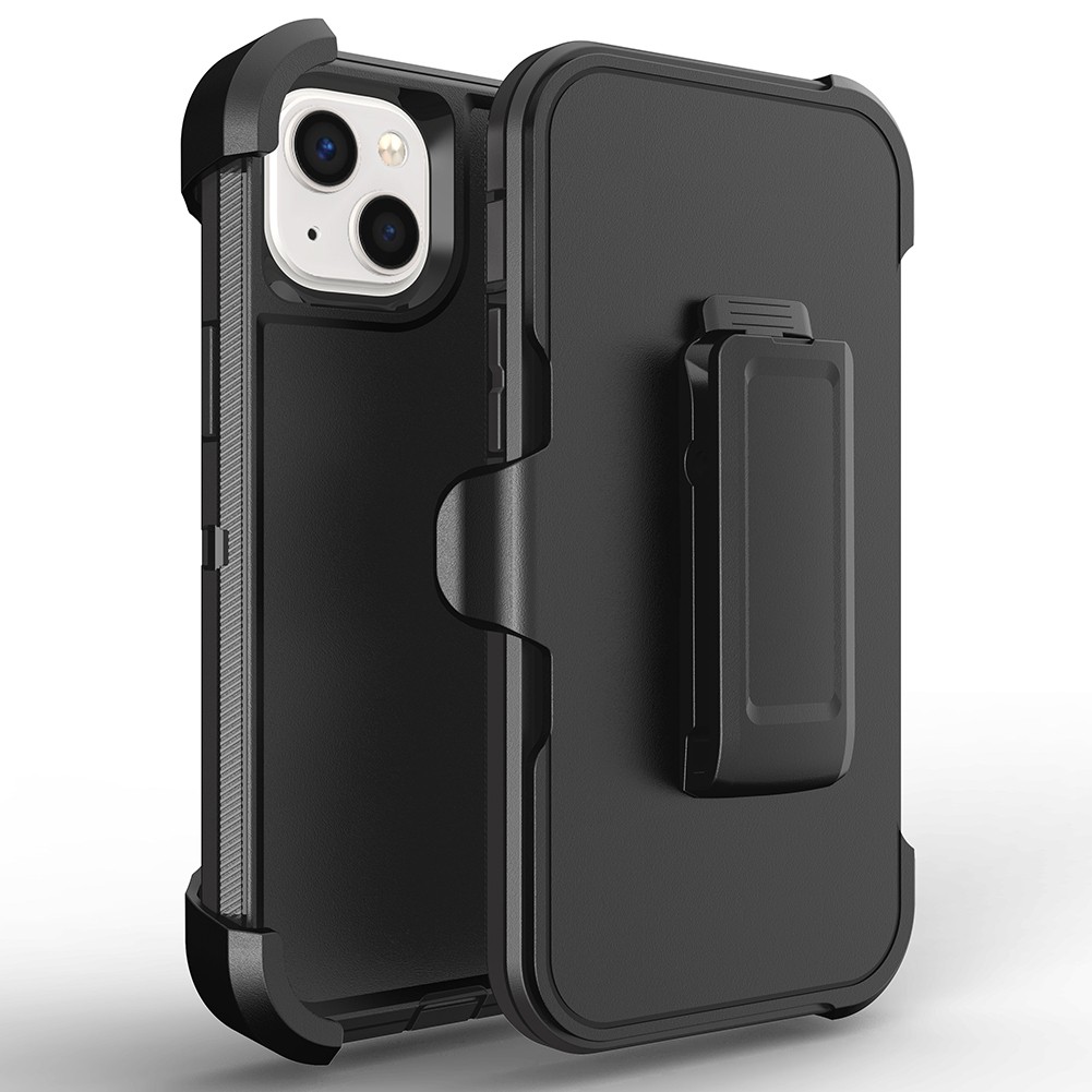 For Apple iPhone 15 Case Heavy Duty Shockproof Cover with Belt Clip 6.1-inch