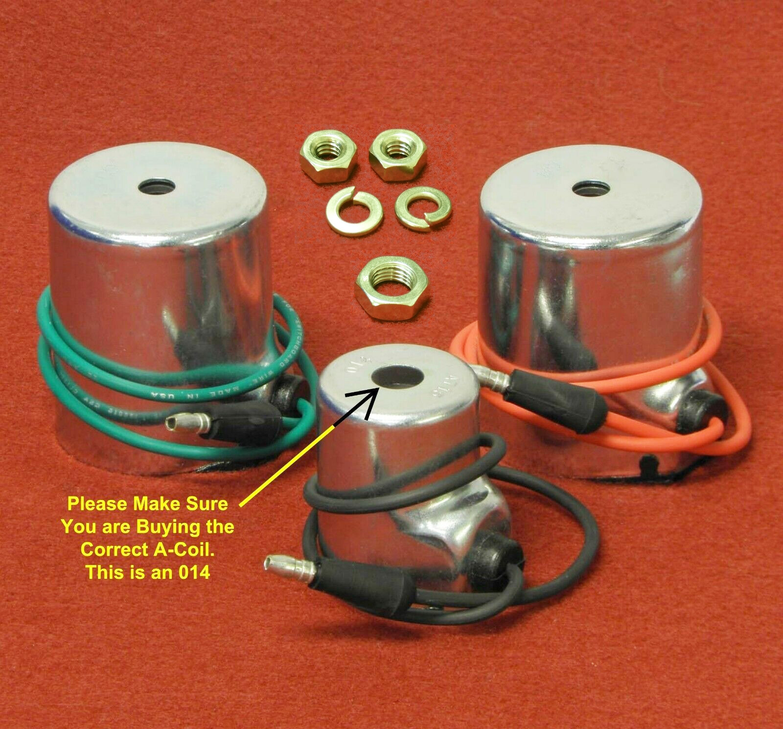 MEYER Snow Plow Coil (5 SETS) + SS Nuts: A014 15659; B9 15382; C9 15430