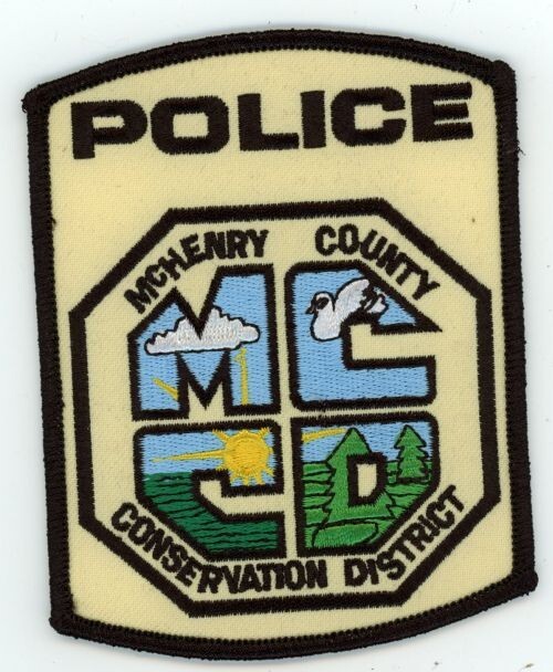 ILLINOIS IL MCHENRY COUNTY CONSERVATION DISTRICT POLICE SHOULDER PATCH SHERIFF