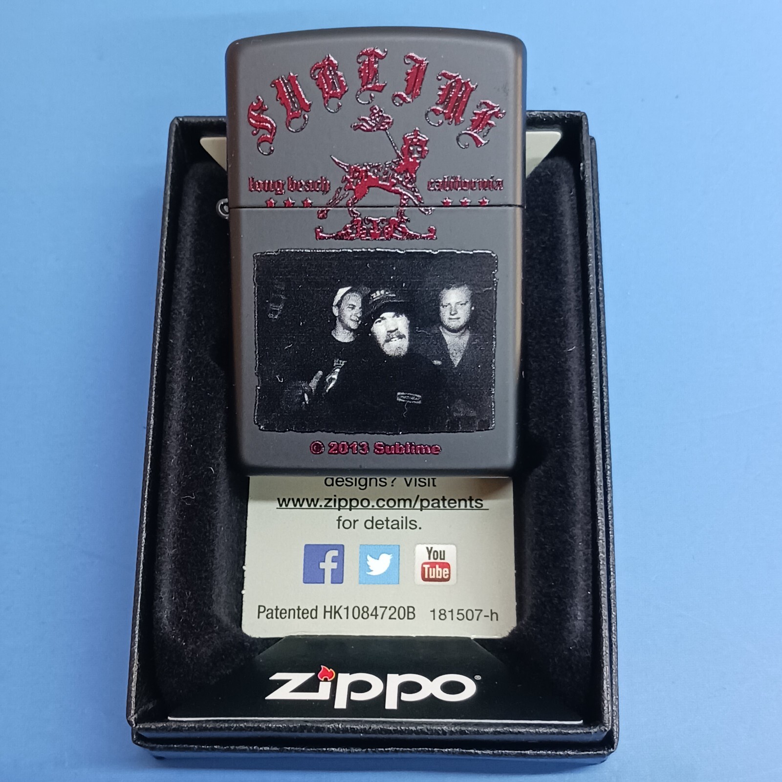 Zippo 43883 Sublime Black Matte
