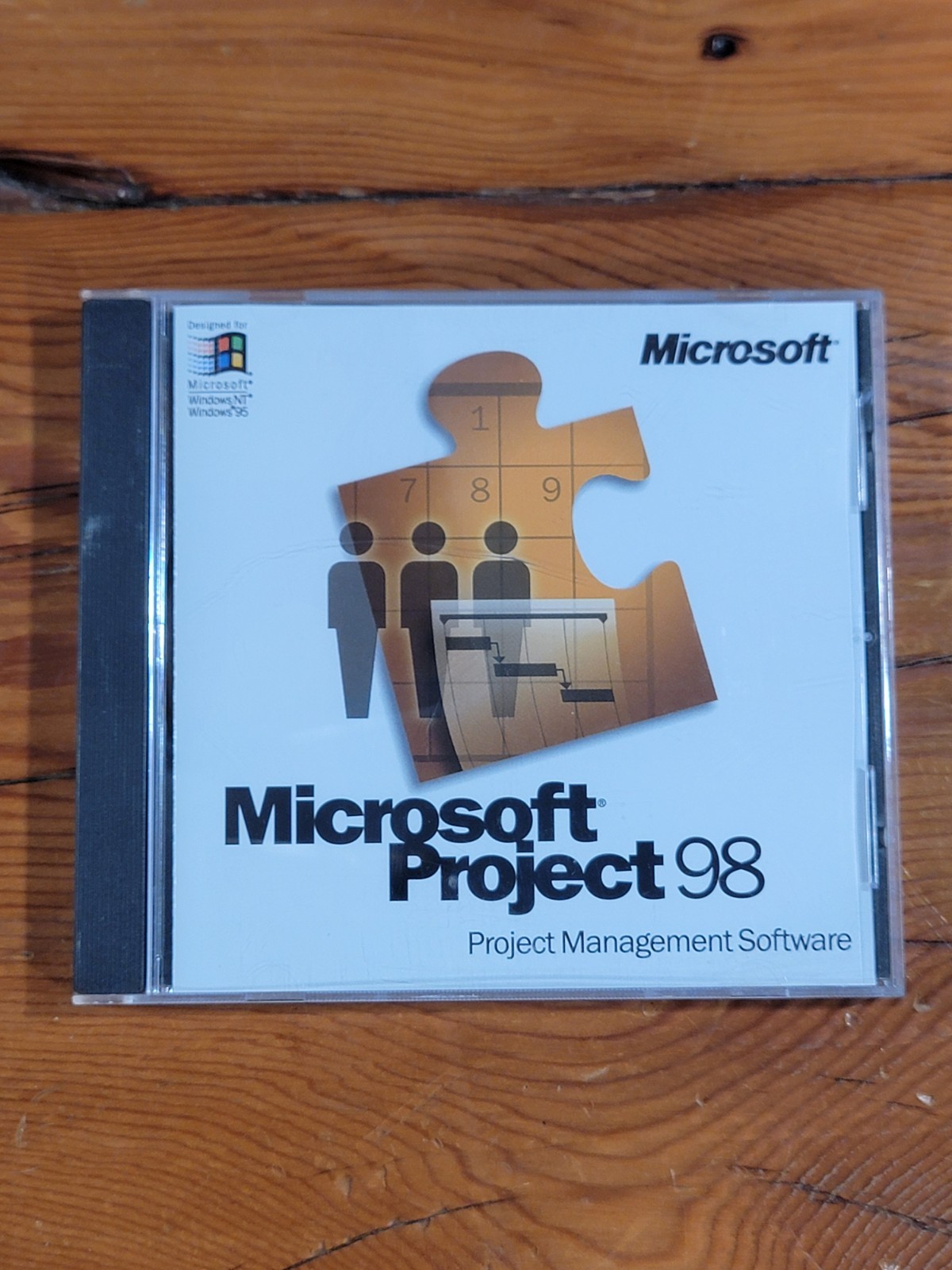 Microsoft Project 98 Project Management Software w/ CD Key
