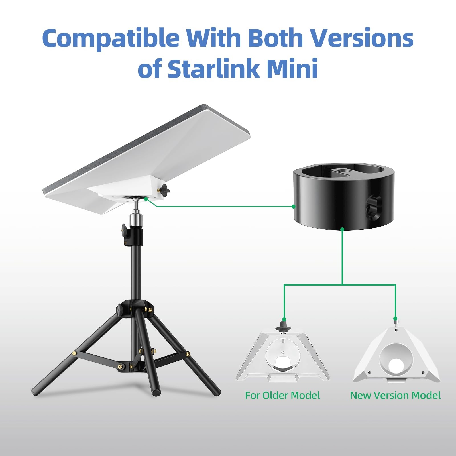 for Starlink Mini Tripod with Adapterfor Both 2025 New&Old Version, Adjustable