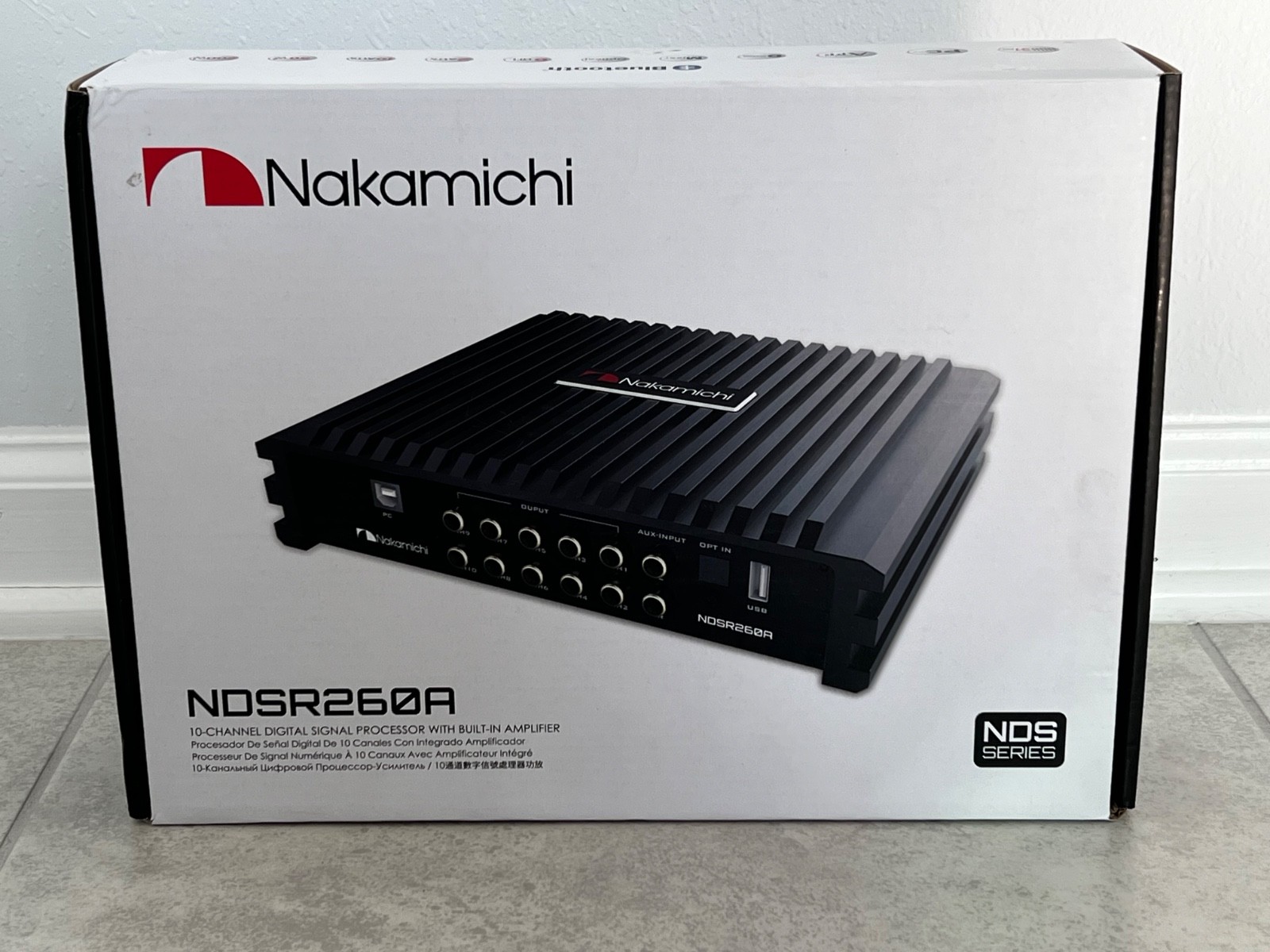 Nakamichi NDSR260A 10-channel Digital Sound Processor w/ 8-channel Amplifier