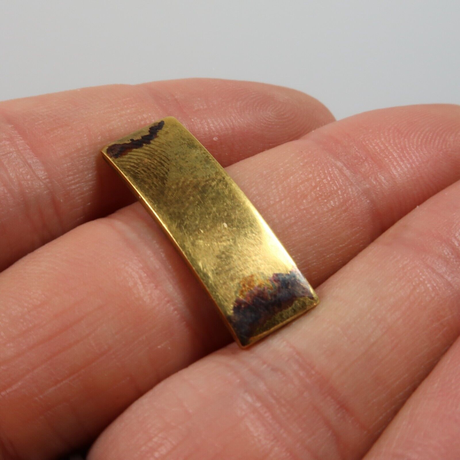 US Military Brass Bar 2nd Lieutenant Pin Clutchback Pinback Rank