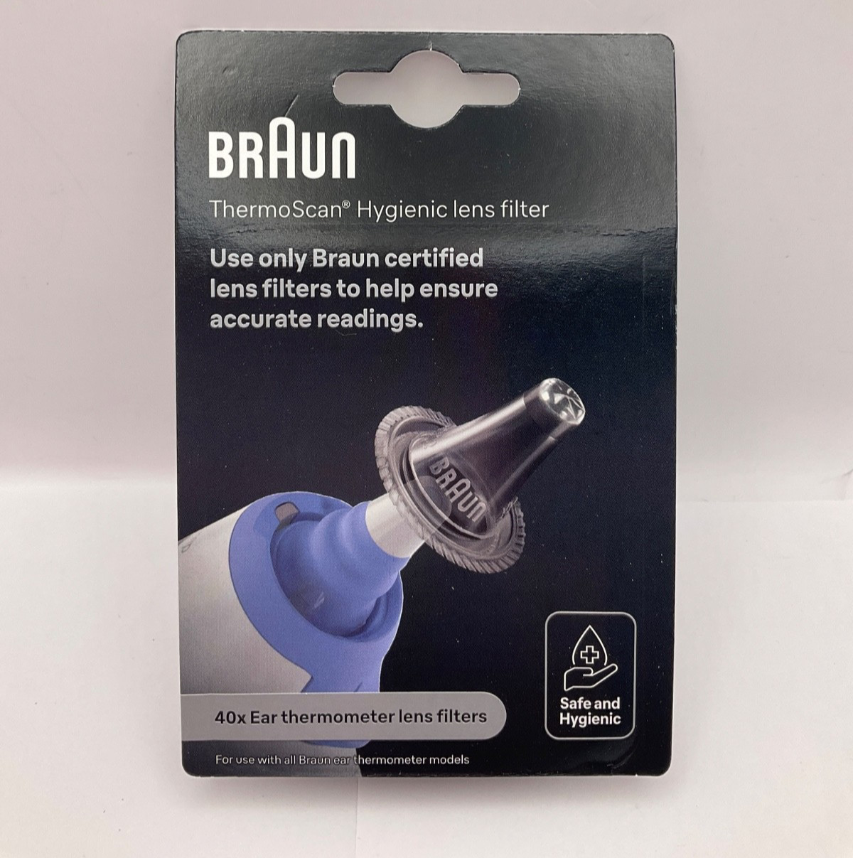 Braun ThermoScan Lens Filter for Ear Thermometer 40 pcs