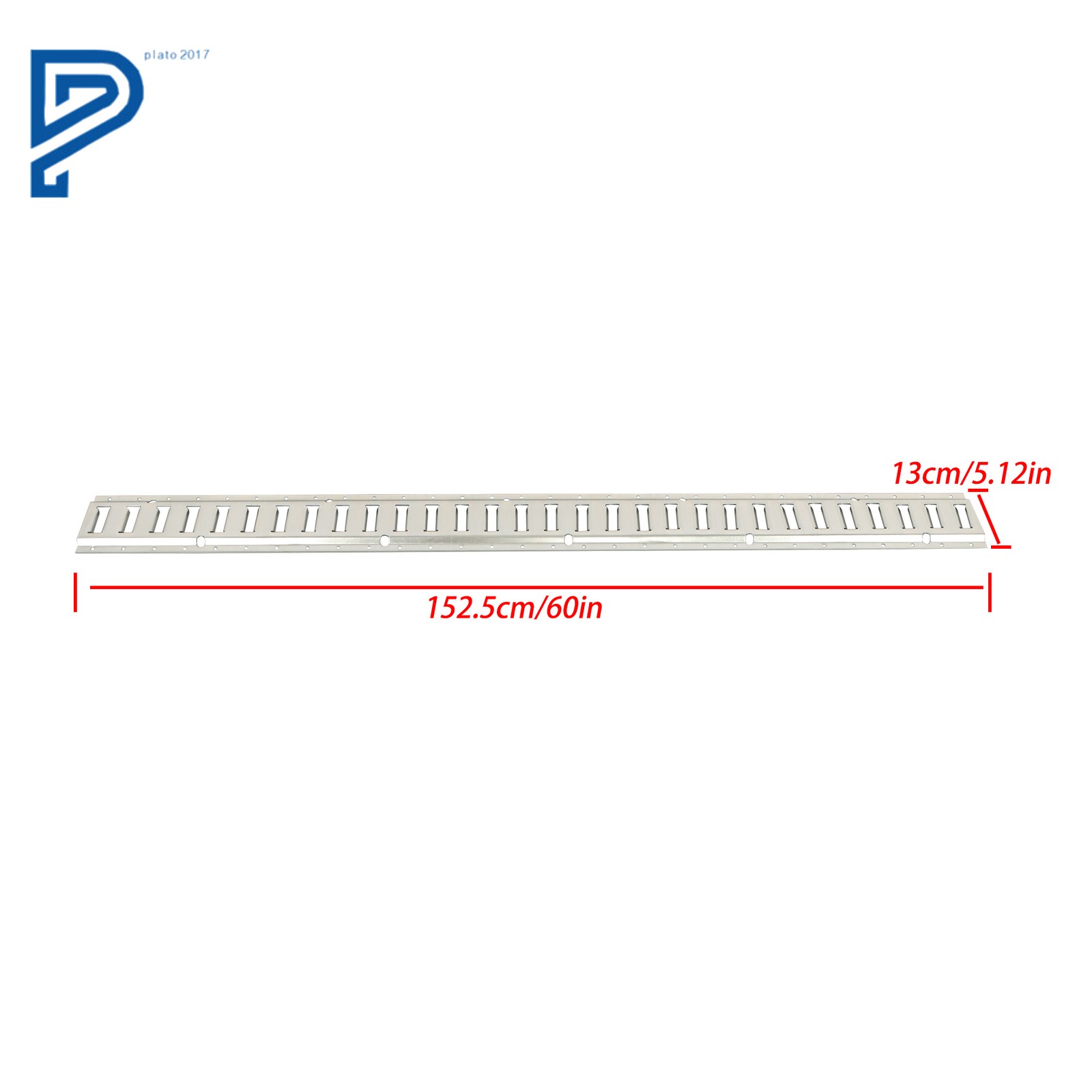 28PCS 4× 5' E-Track Rails with 8× Caps 8× Straps 8× O-Rings Tie Down Kit