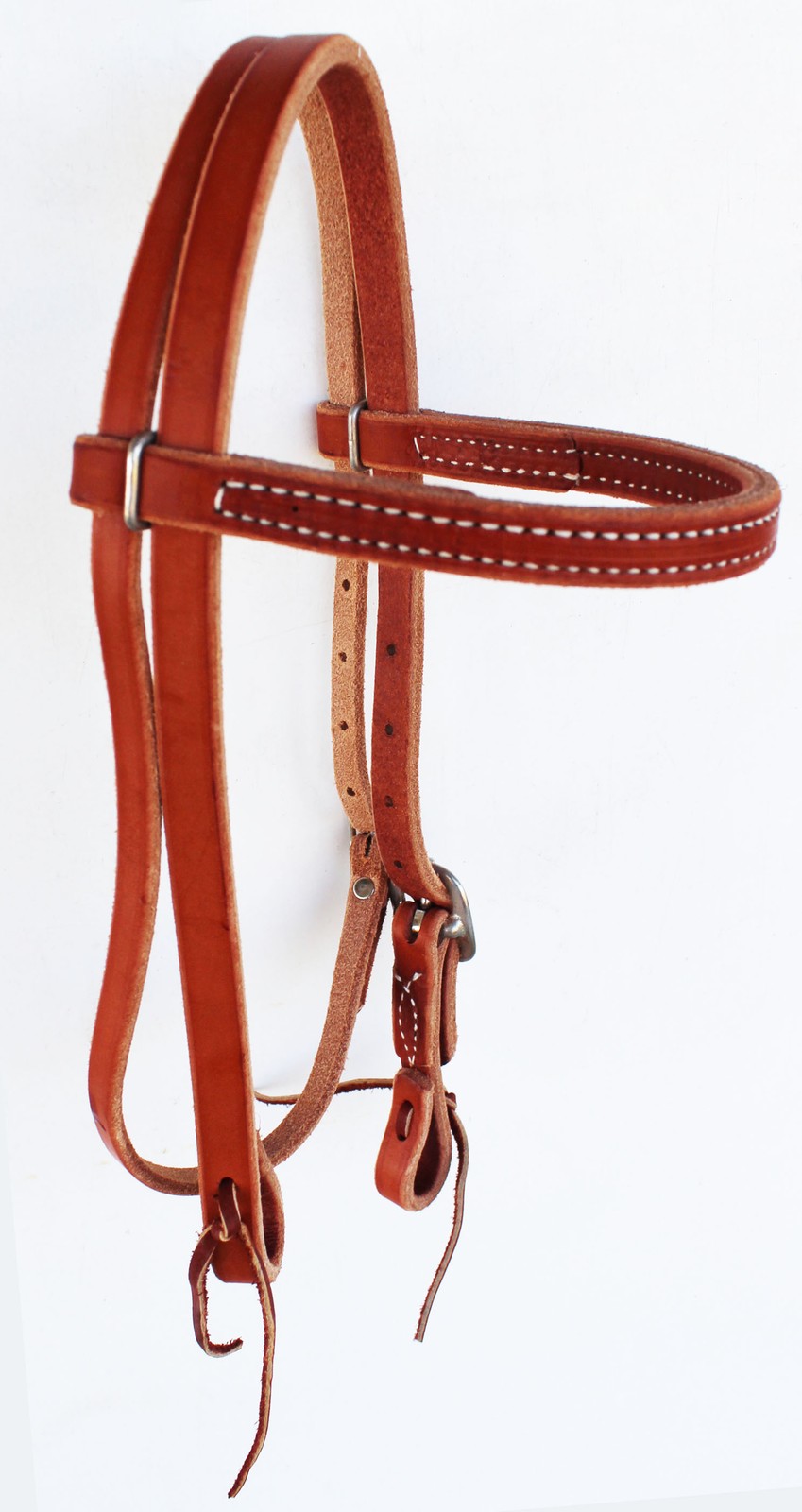 Pony Western Challenger Made In USA Hermann Oak Leather Browband Headstall