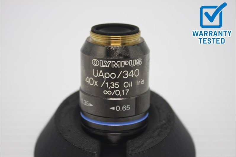 Olympus UApo/340 40x/1.35 Oil Iris Microscope Objective Unit 4