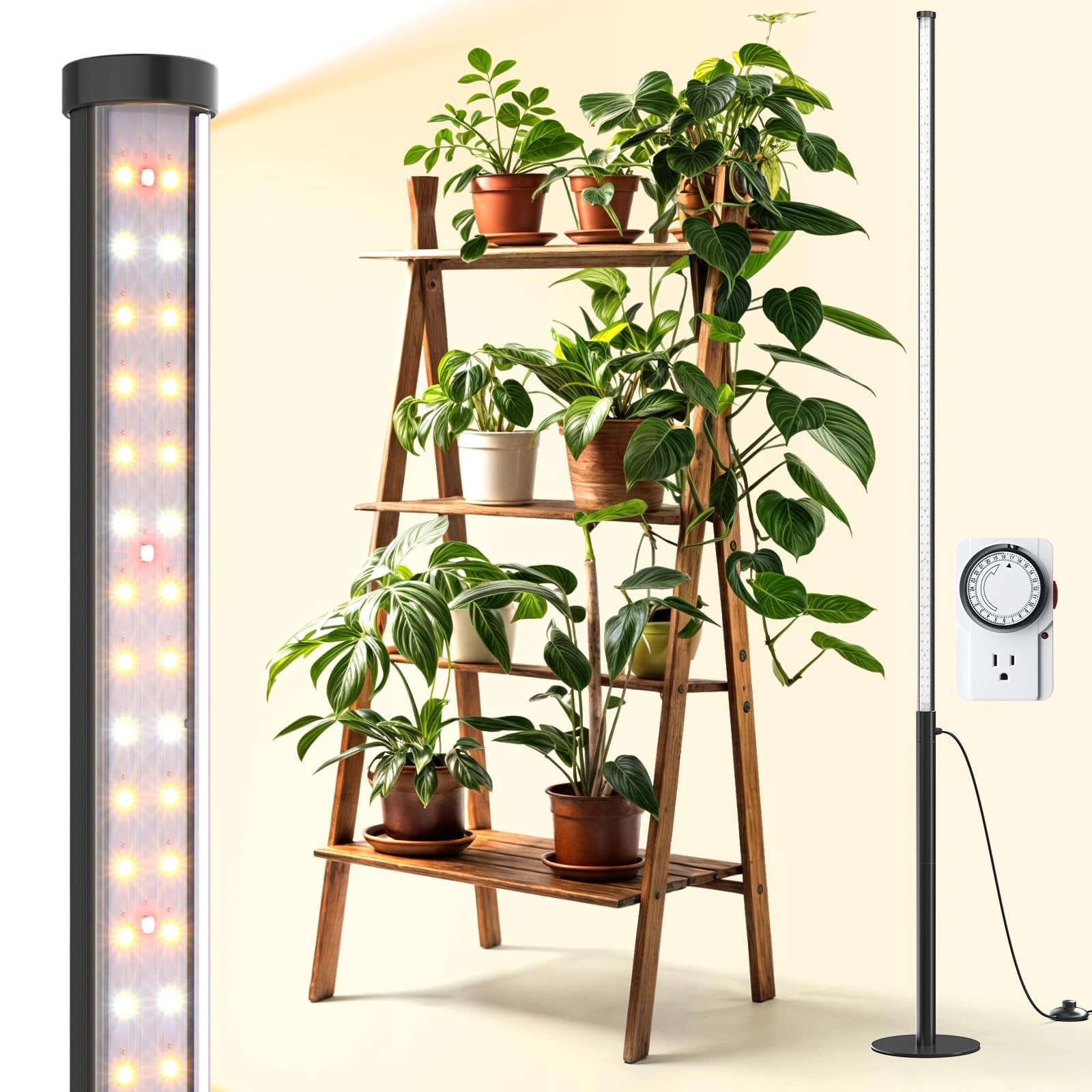 Barrina T10 Pro Standing Grow Light 4-5.6 ft Adjustable, 3000K+6500K+660nm
