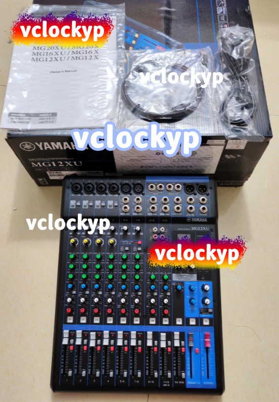 1pcs Yamaha MG12XU 12 Channel Mixer With USB And Effects