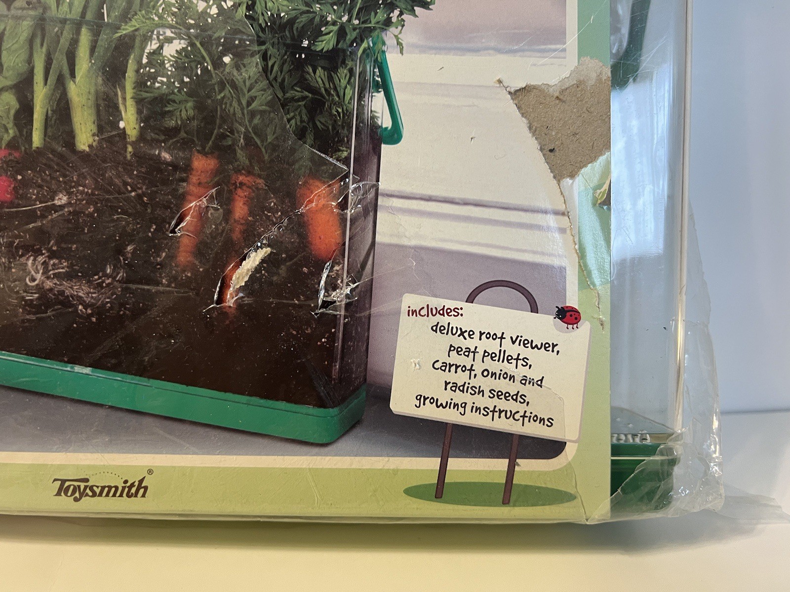 Toysmith Our Garden Root Viewer Science Educational See Through Planter Box NOS