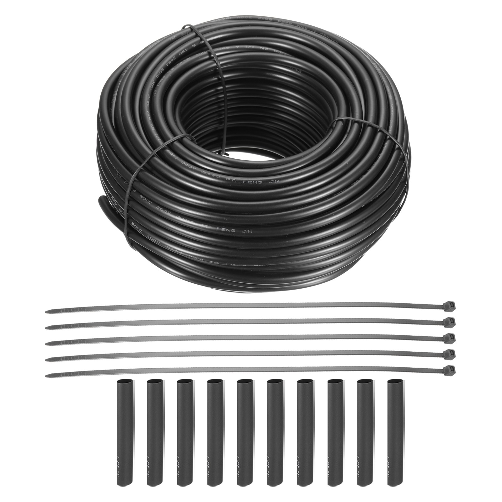 16 Gauge Wire 3 Conductor Electrical Wire PVC Cord Tinned Copper,30.5m/100ft