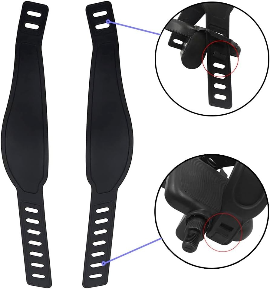 Lightweight Adjustable Bike Pedal Straps - Built for Performance & Durability
