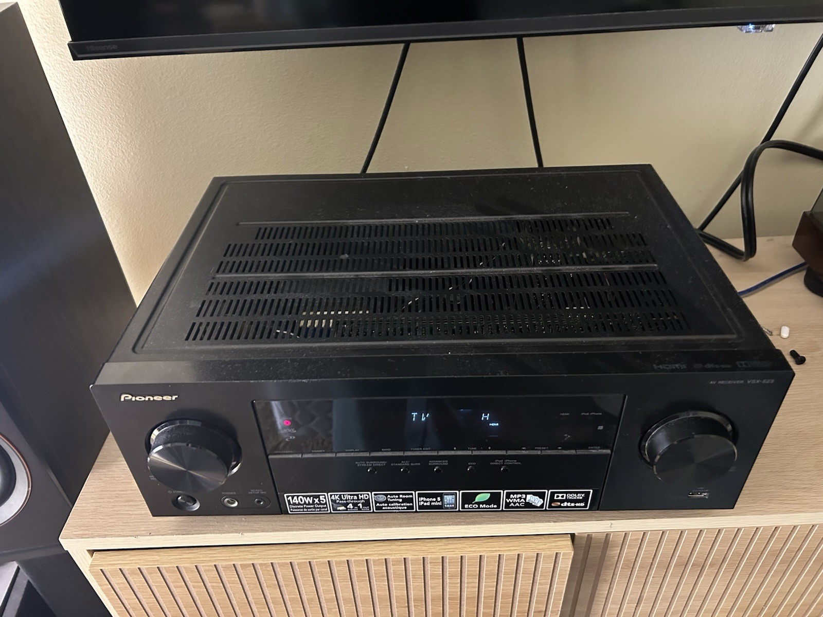 Pioneer VSX-523-K 4K AV Receiver
