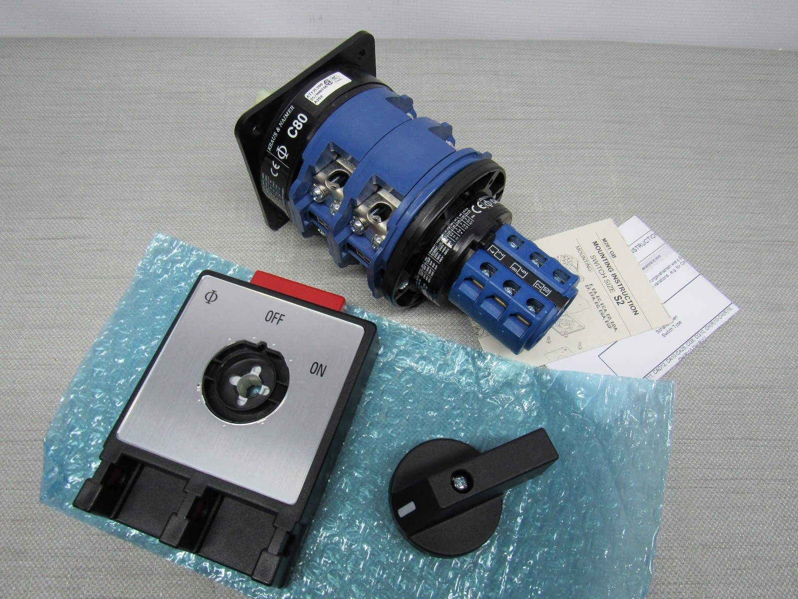 Kraus & Naimer C80 AT12L209 Rotary Switch With CA20B