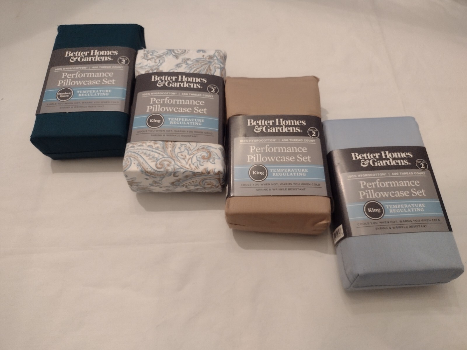 Better Homes & Gardens 400 Thread Count Hygro Cotton Pillowcase Set King/Queen