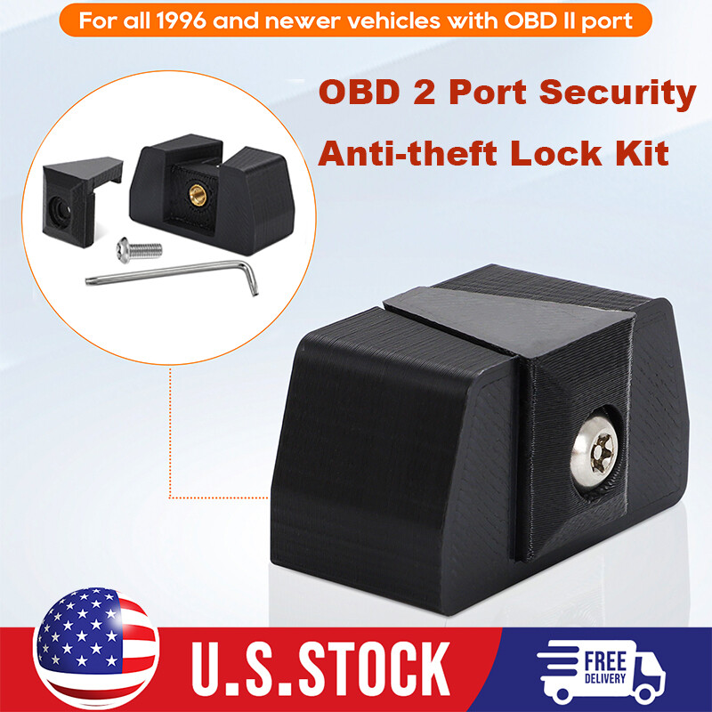 OBD 2 Port Security Anti-theft Lock Kit For all 1996 -UP Vehicles w/ OBD 2 Port