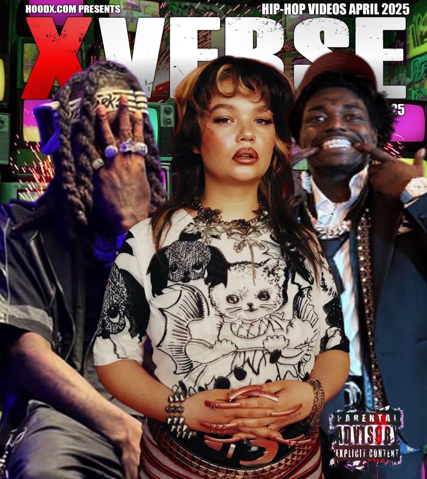 2025 April Hip Hop Music Videos Hip Hop & Rap videos 3 DISC SET (Explicit/New)