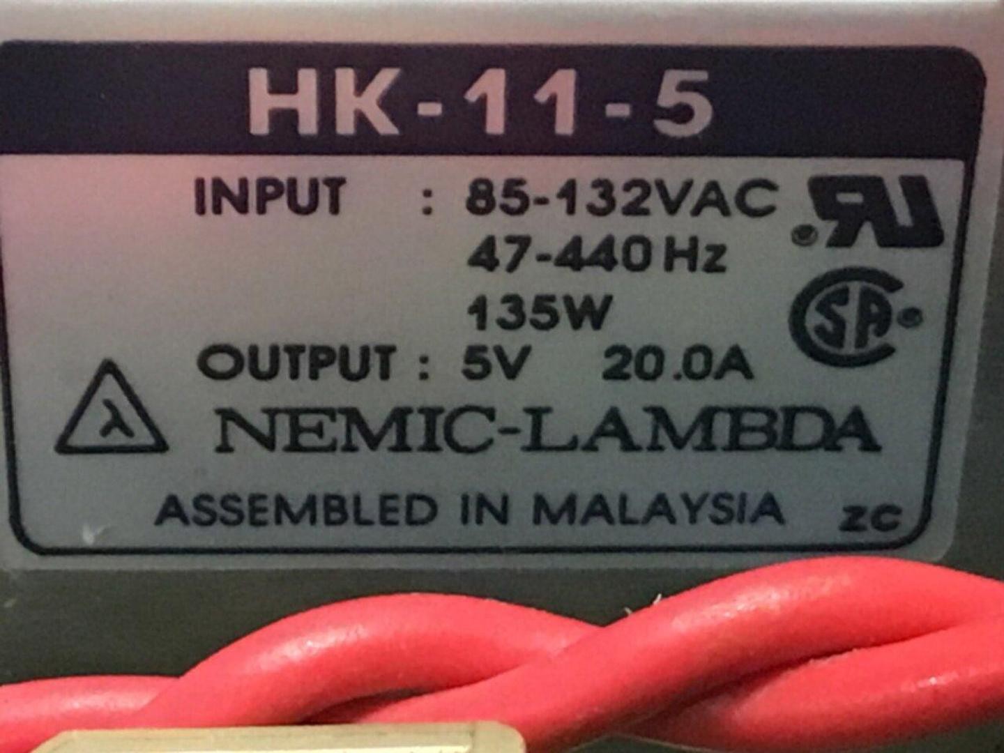 NEMIC-LAMBDA Power Supply HK-11-5 Used #120236