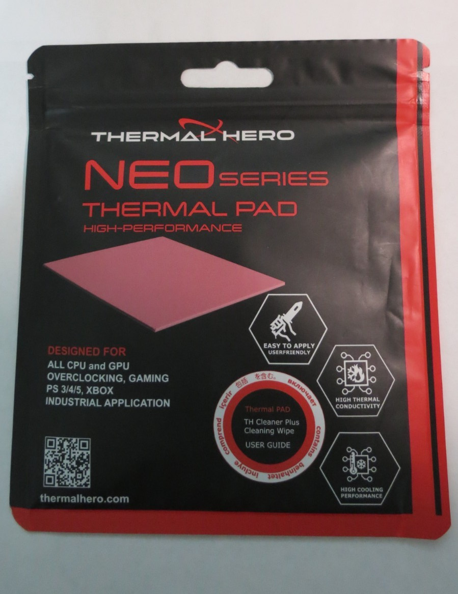 Thermal Hero NEO Thermal Pad, 100x100x2.0mm TH-412120-US New Sealed