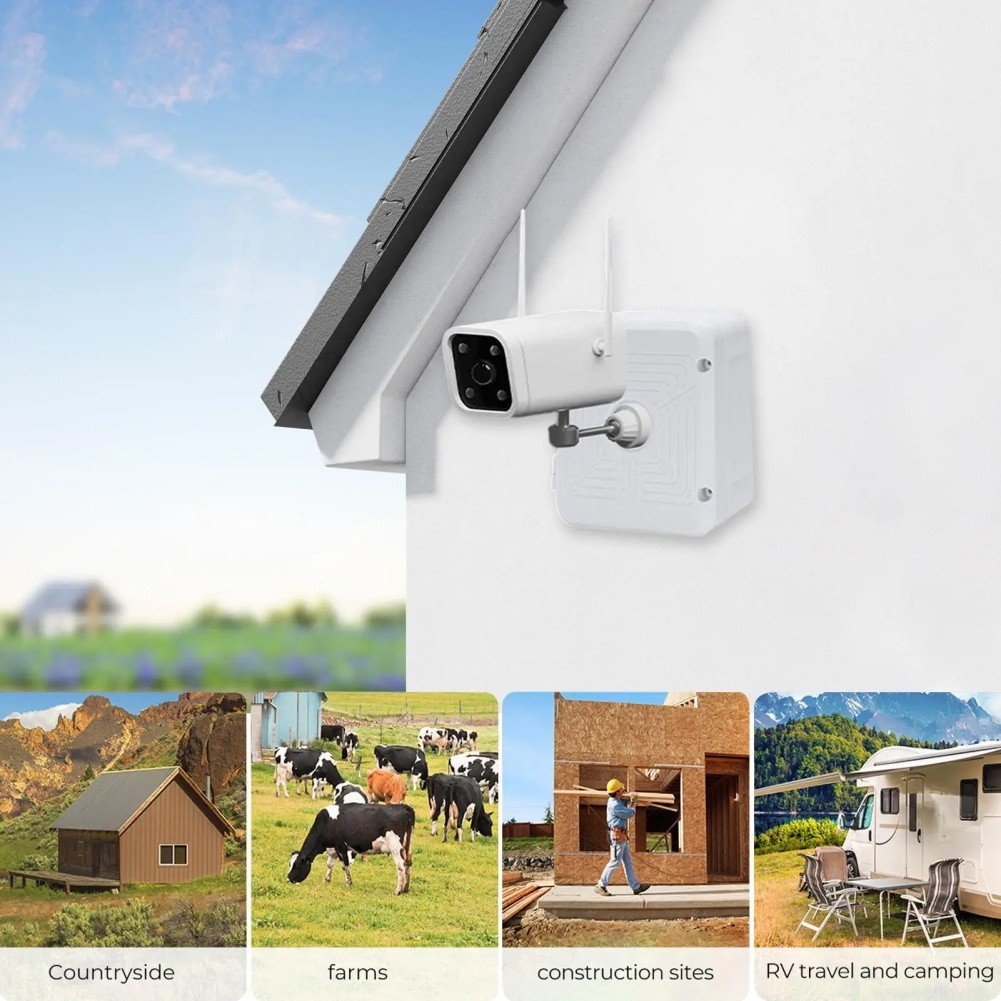 White ABS Waterproof Box for Camera Power Supply and Network Cables For Outdoor