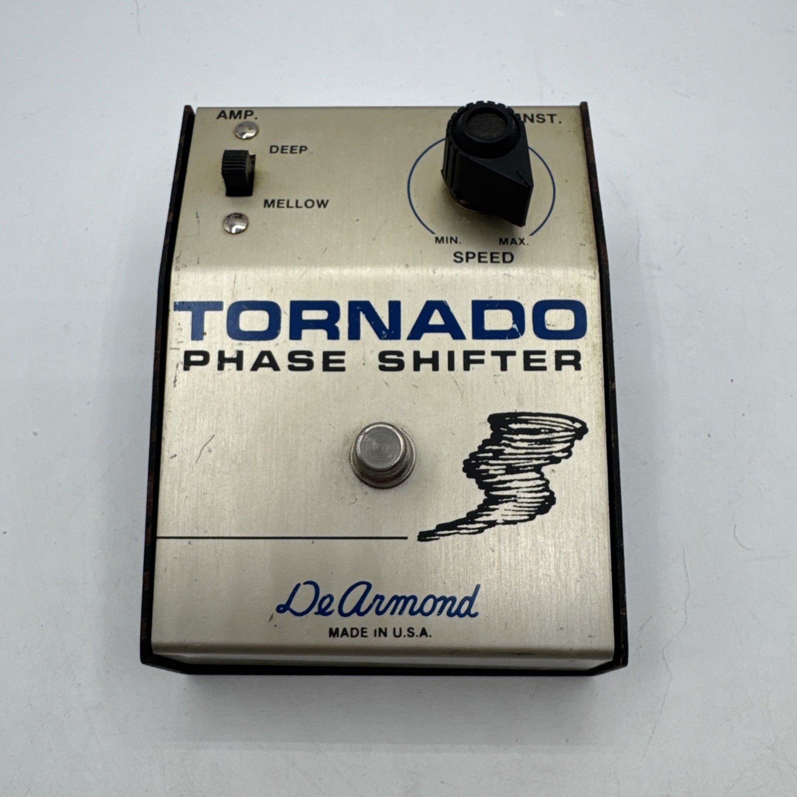 1970's DeArmond Tornado Phase Shifter - Phaser Effects Pedal Tested 100% Working