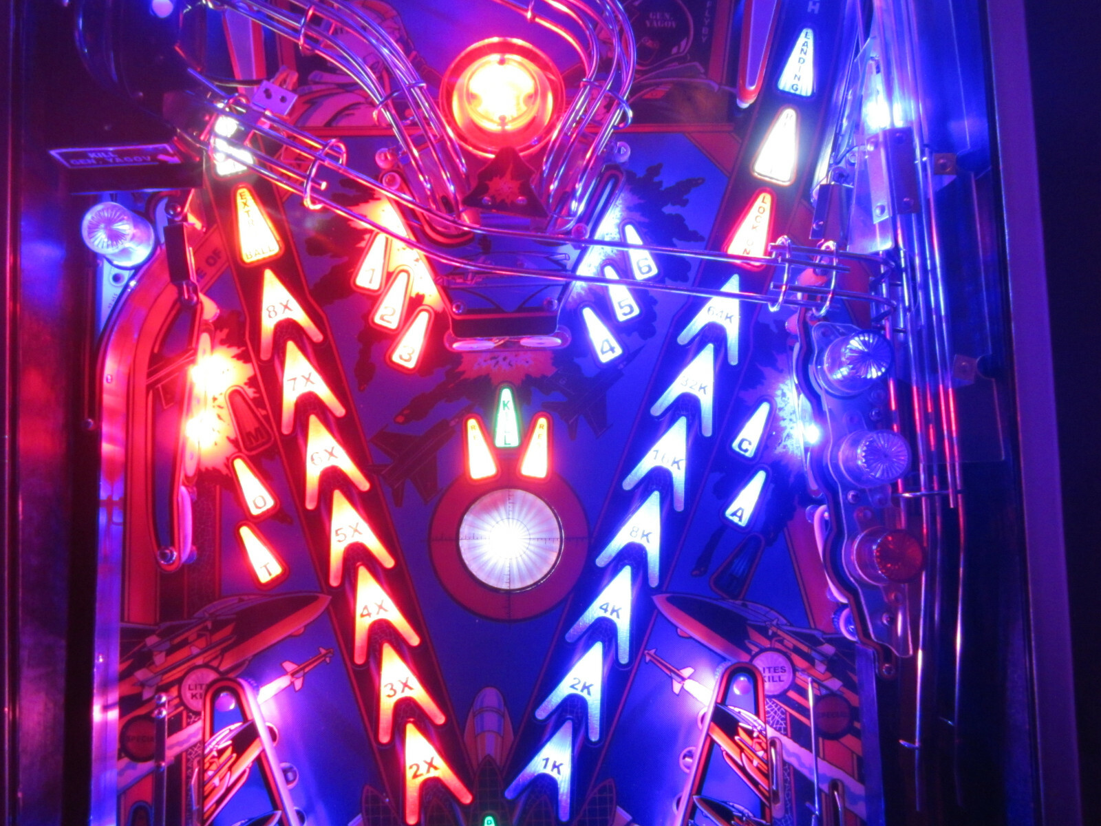 F-14 TOMCAT - NON GHOSTING Lighting Kit SUPER BRIGHT PINBALL LED KIT