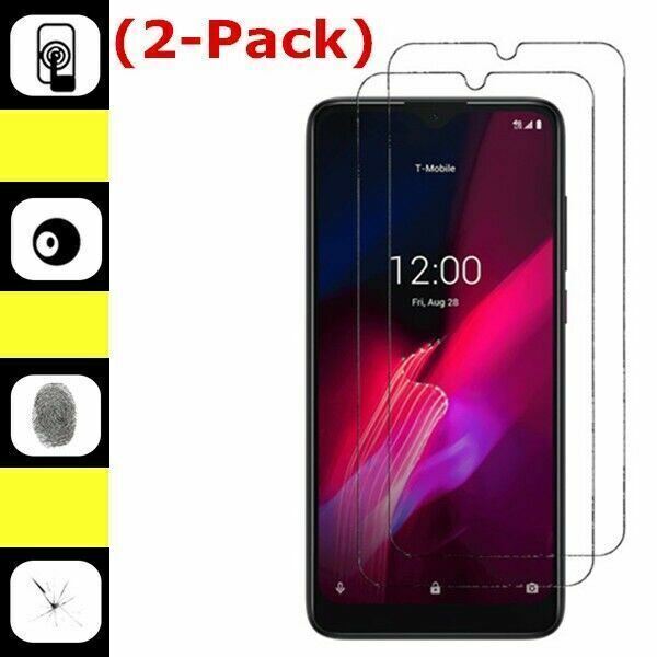 2P Tempered Glass Screen Protector For T-Mobile Revvl 4/4+ Plus/6/6 Pro/V+/6X 5G