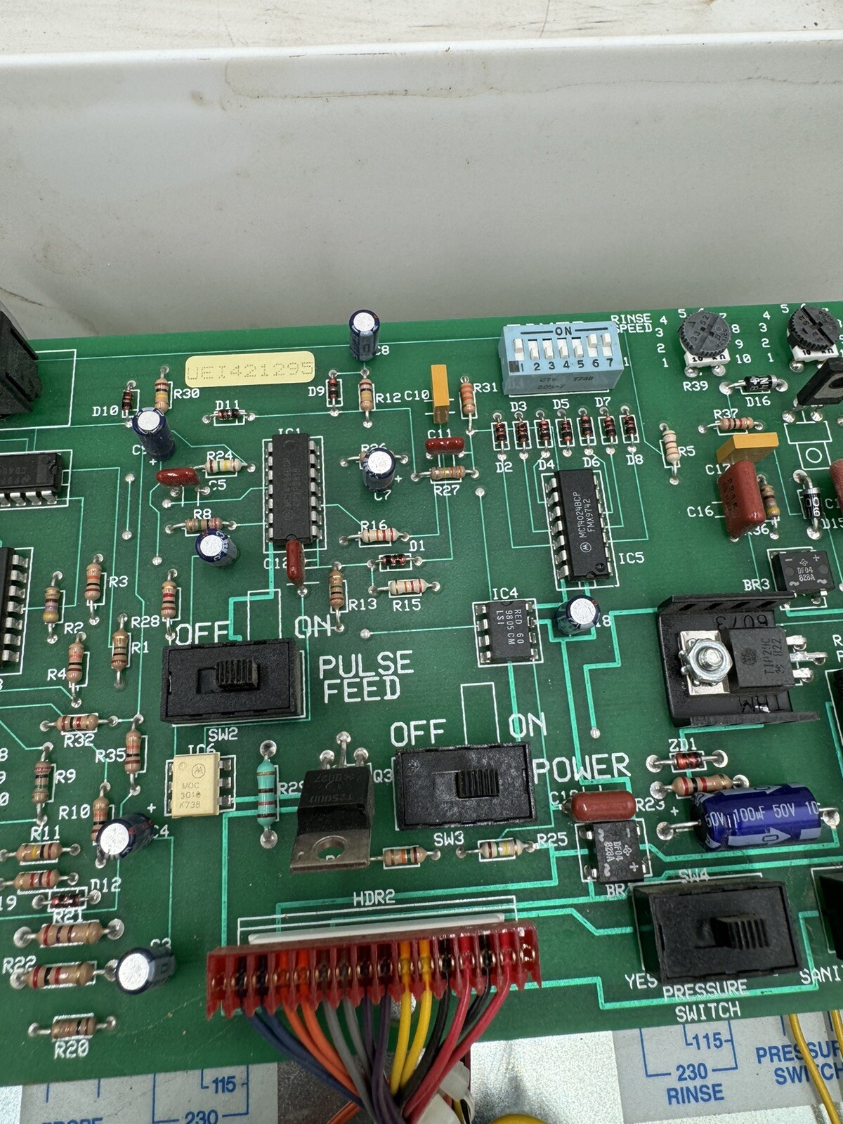 Hobart Commercial Dishwasher Control Board Assembly Freedom System