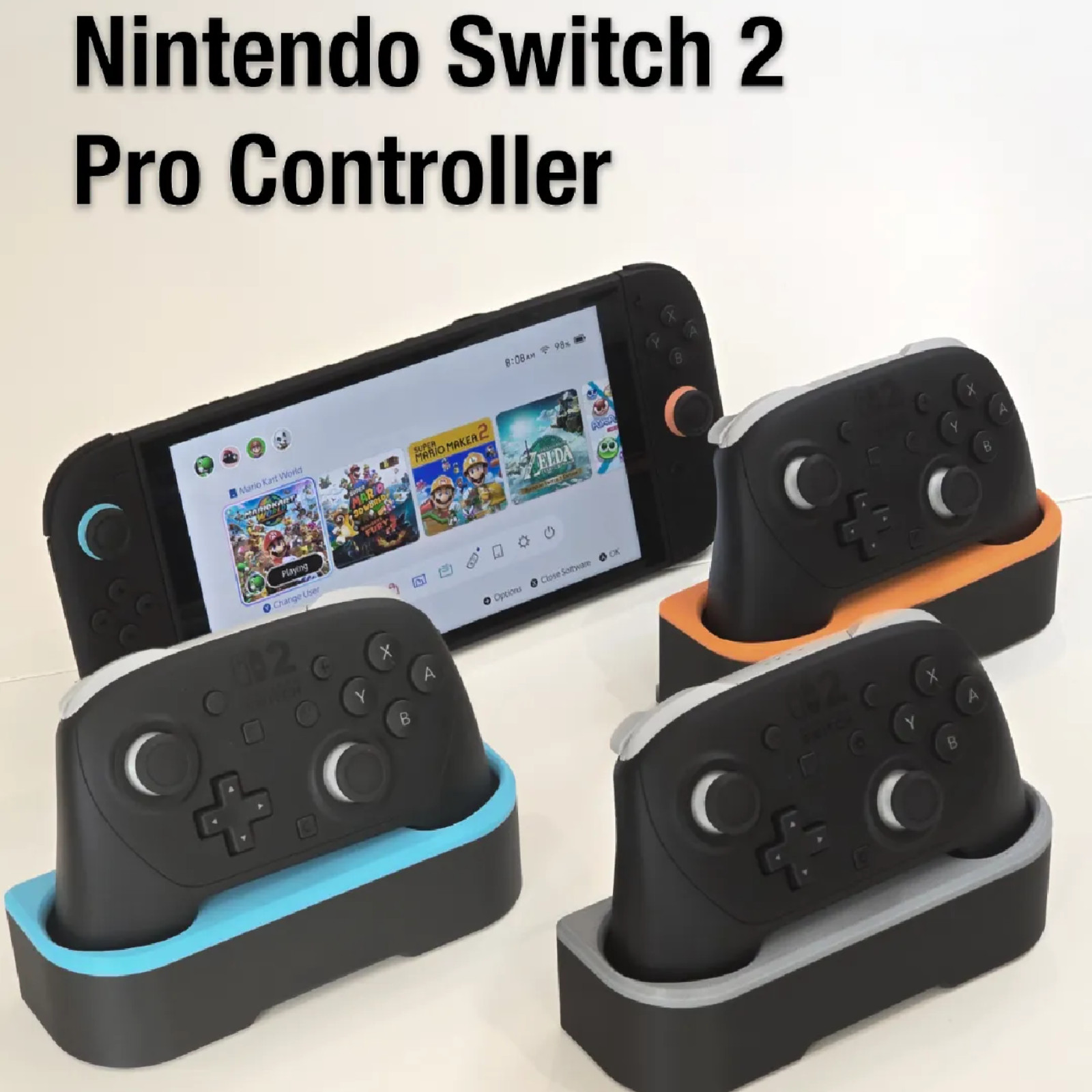 Display Stand for Nintendo Switch 2 Pro Controller Gamepad holder