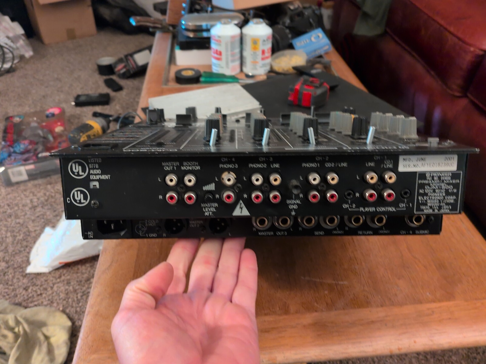 PIONEER DJM-500 Professional DJ Mixer