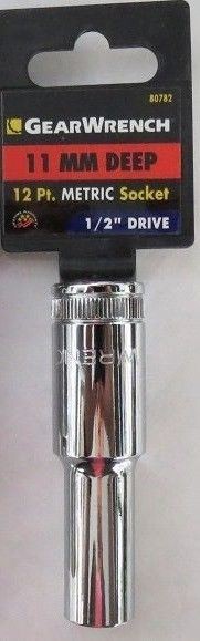 Gearwrench 80782 1/2" Dr. 11mm Deep 12pt. Socket