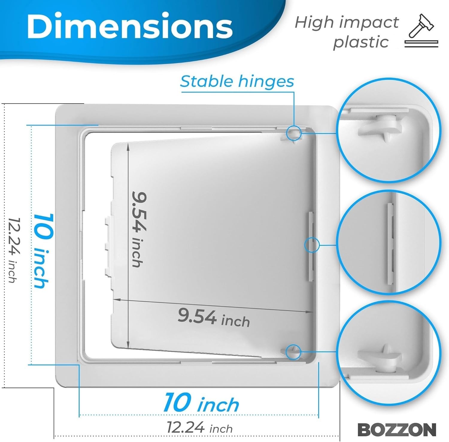 White Access Panel for Wall & Ceiling - Durable