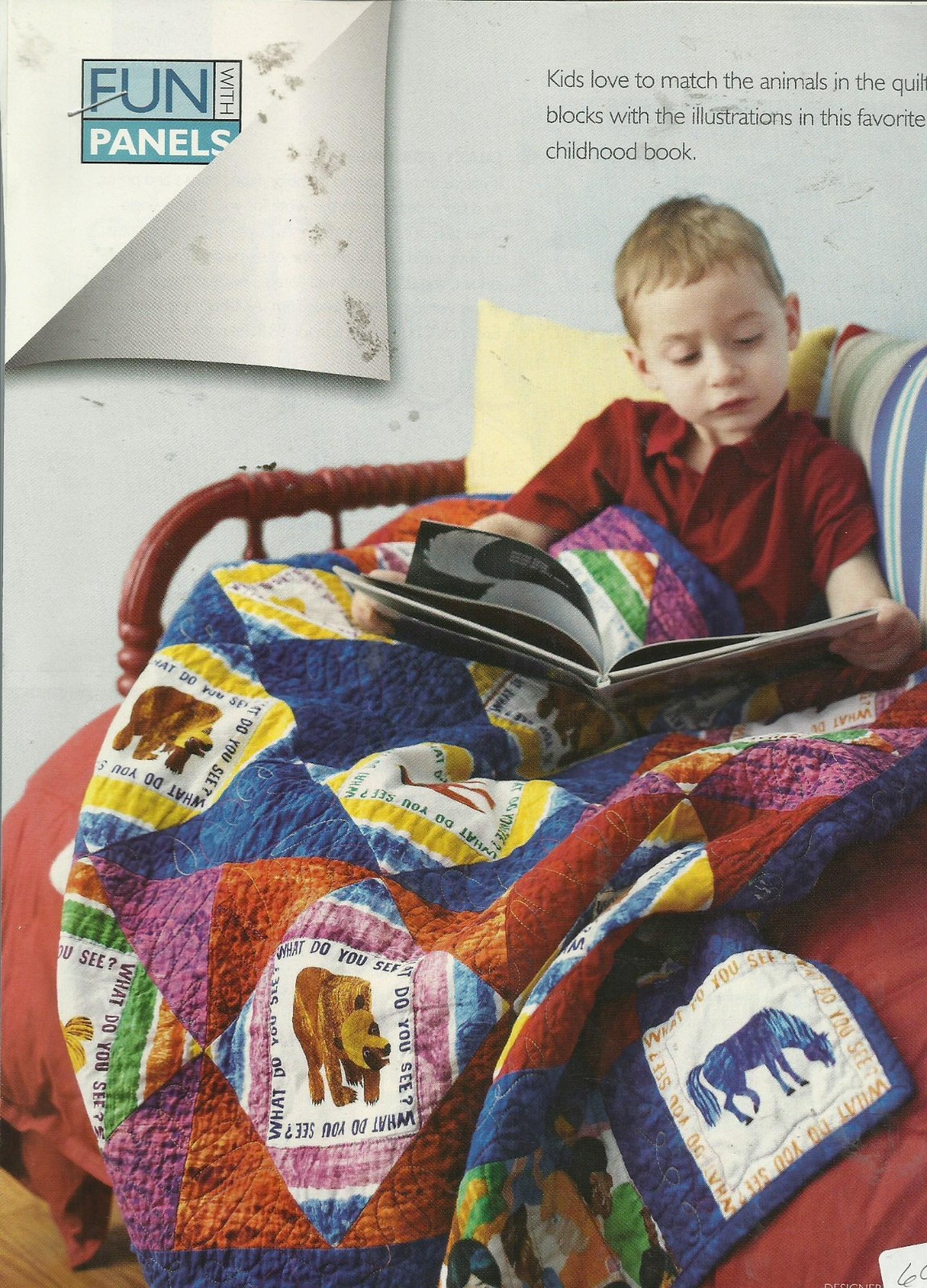C0605 STORYBOOK SNUGGLER QUILT PATTERN/INSTRUCTIONS
