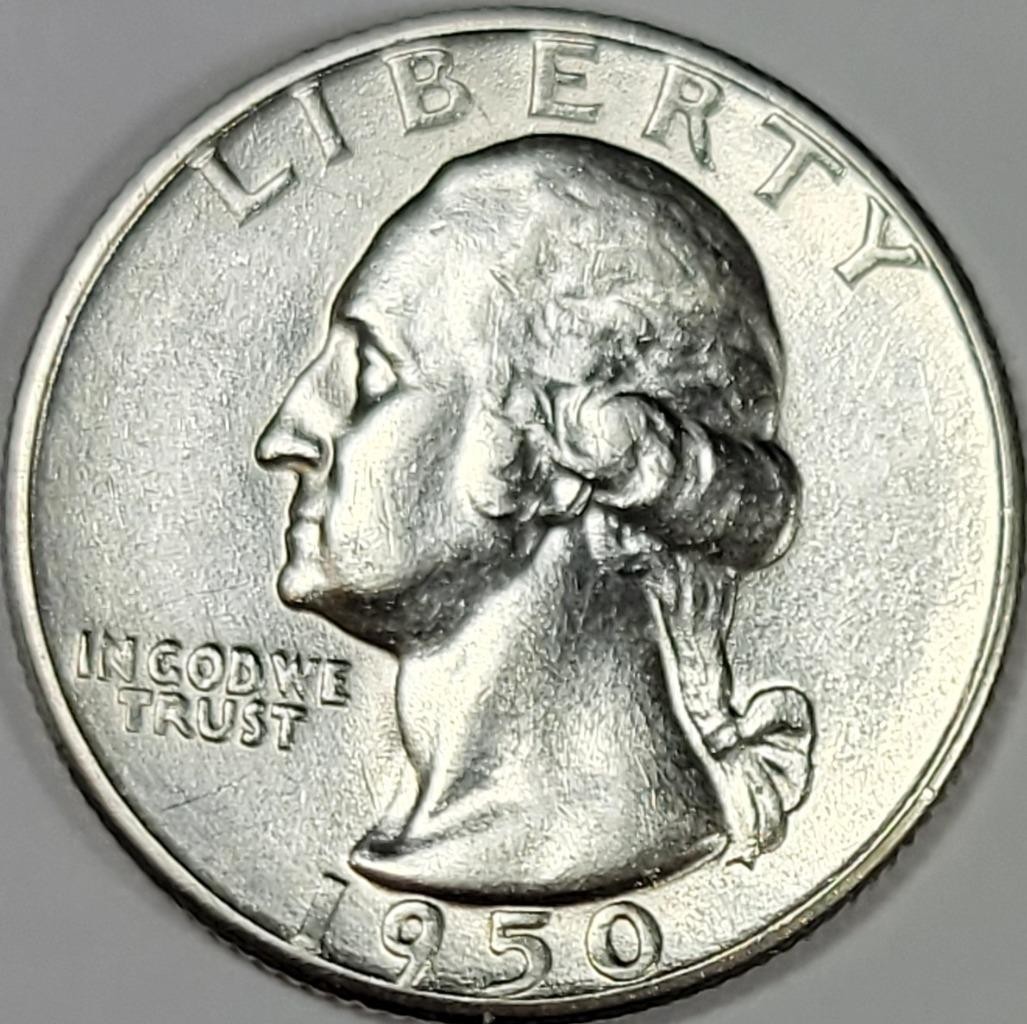 1950-D  Silver Washington Quarter - ** CHBU **