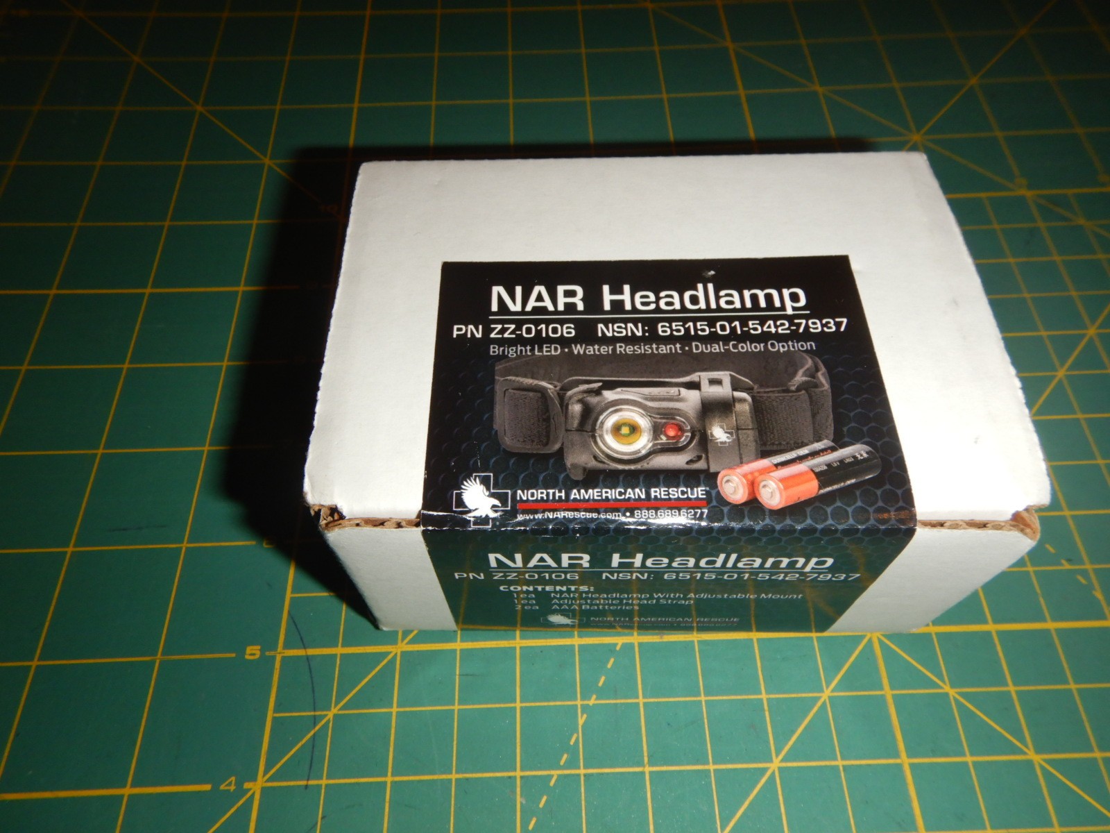 NAR North American Rescue Headlamp * NEW IN BOX * P/N ZZ-0106 * 6515-01-542-7937