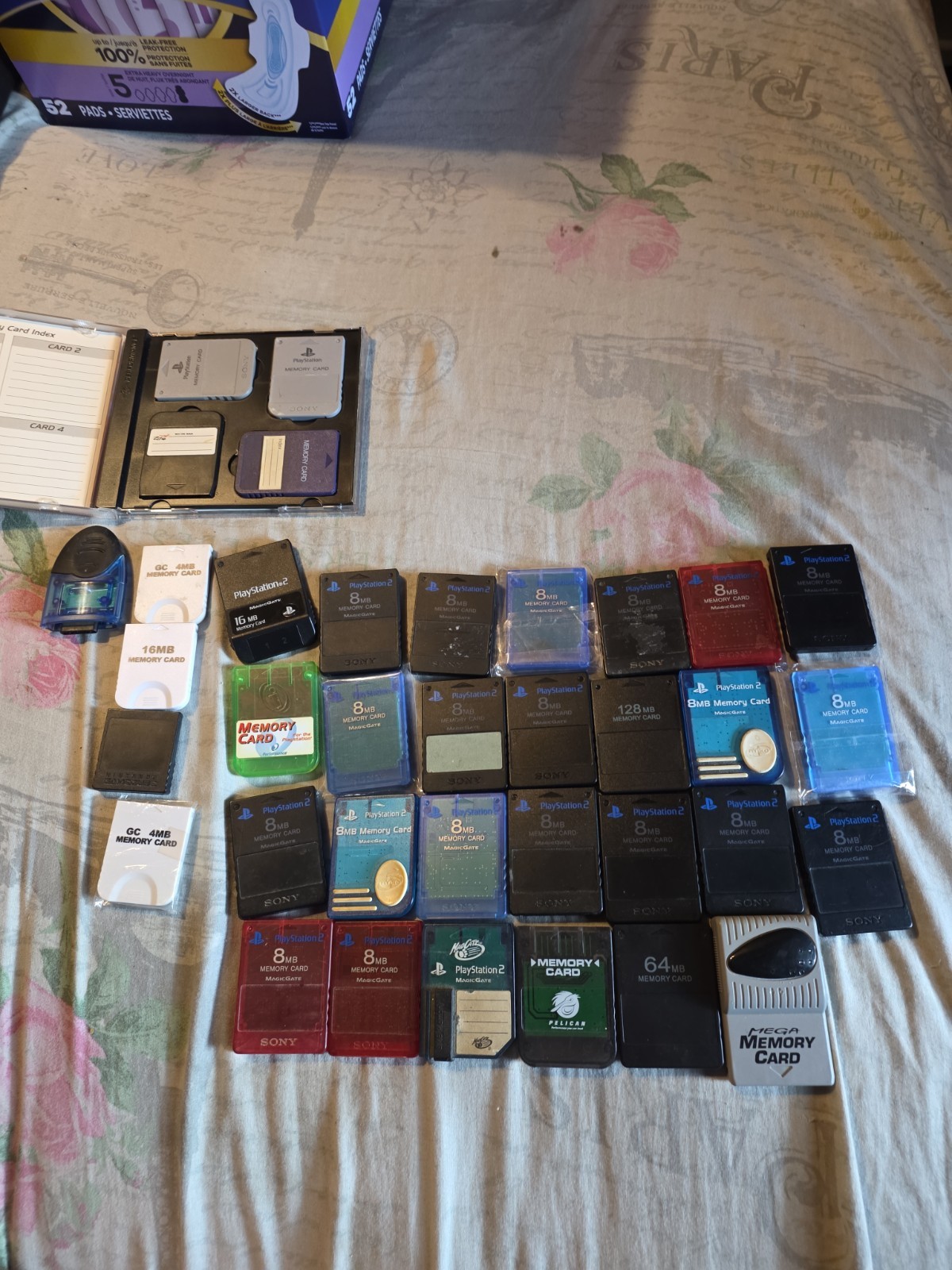 Sony PlayStation 2 Ps2 Ps1 GameCube xbox  Memory Card Lot Of 36