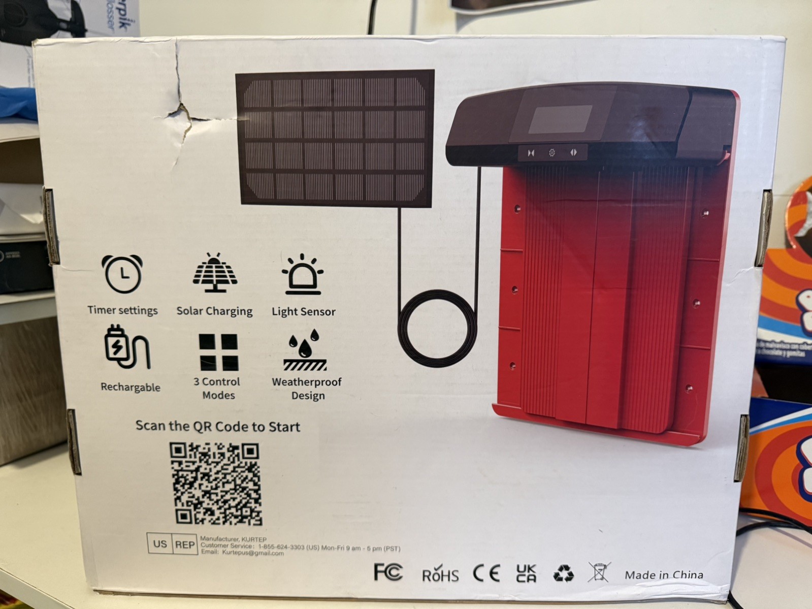 Automatic Chicken Coop Door Solar Powered-Light Sensor