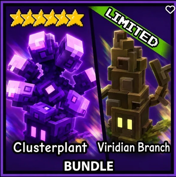 Cluster Plant + Viridian Branch - Garden Tower Defense