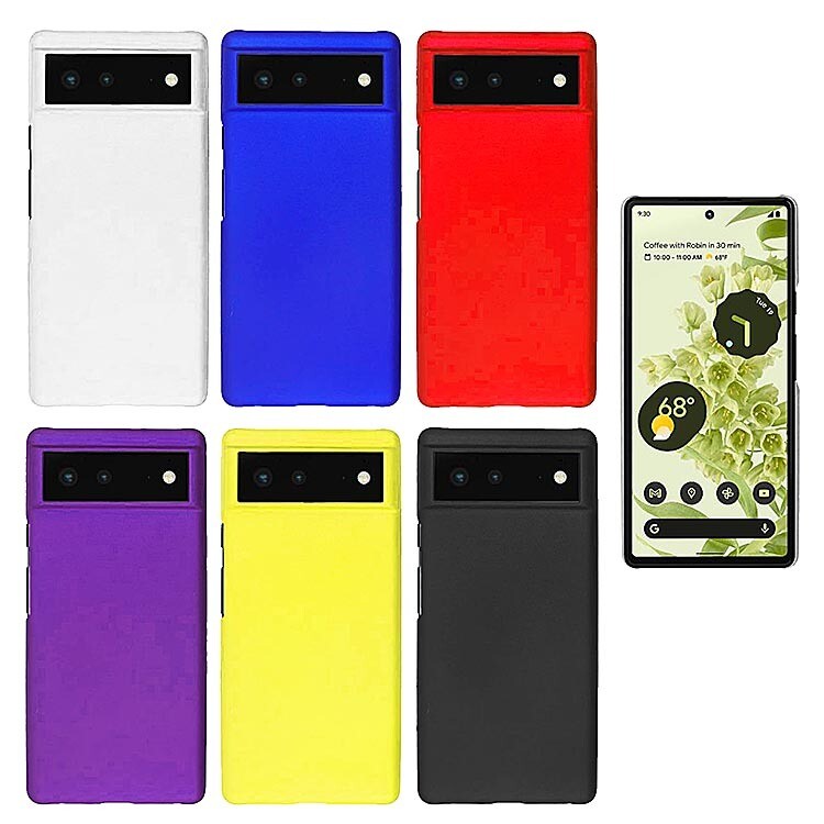 For Google Pixel 6 6Pro 6A Smooth Matte Rubberized hard case Back cover