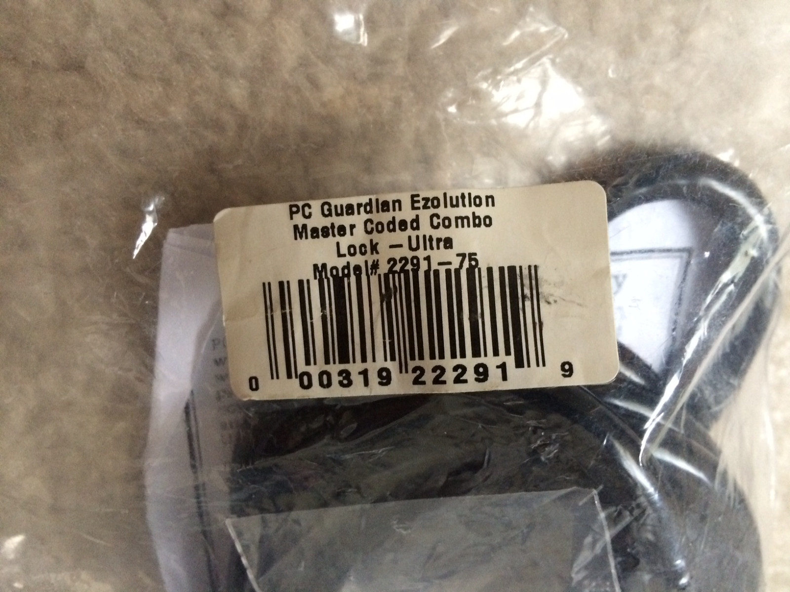 PC GUARDIAN Ezolution Master Coded Combo LAPTOP CABLE LOCK #2291-75
