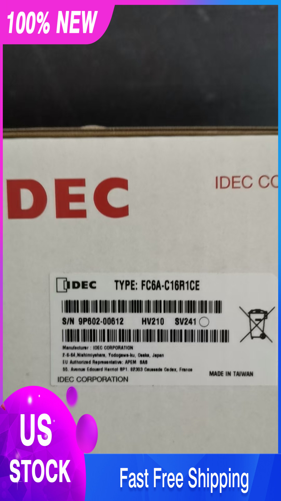 FC6A-C16R1CE IDEC Programmable Controller