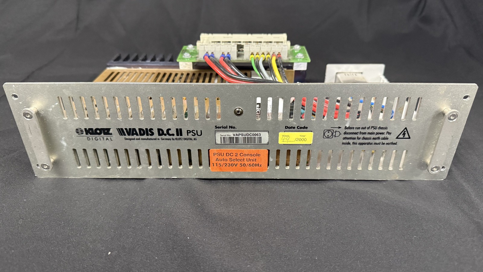 Klotz Digital Vadis DC2 DC II Console PSU Module Power Supply