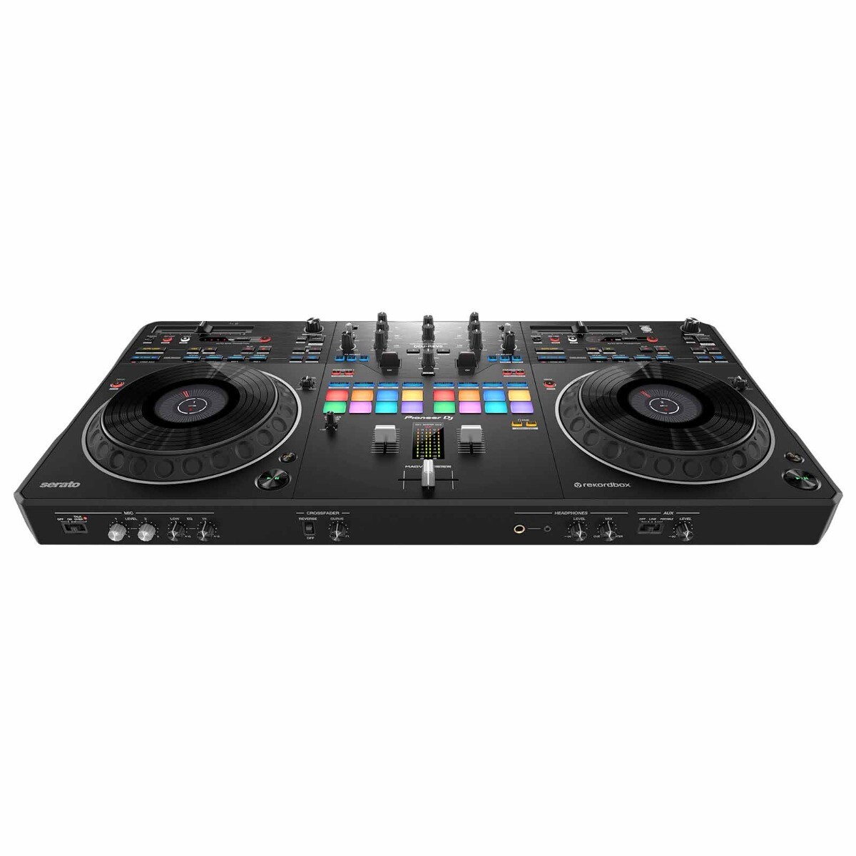Pioneer DJ DDJ-REV5 Scratch 2-Channel DJ Controller w Case & Decksaver