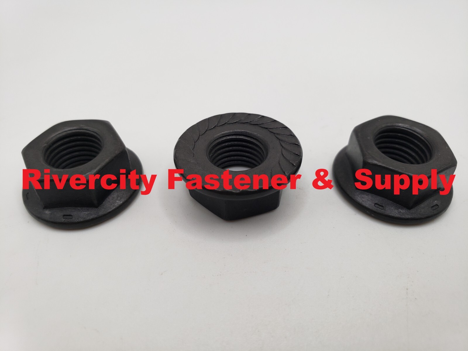 7/16-20 Grade 8 Hex Serrated Flange Nuts 7/16x20 Nuts 7/16 x 20 Flare Lock Nut B